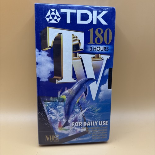 Videocassetta vhs vuota tdk - videocassetta,