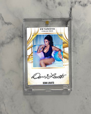 Demi Lovato Trading Card Fanart Auto Firma Autografo Da Collezione
