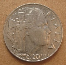 Italy 1940 EF-AU Condition 20