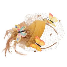  Cappellino Bride Cerchietto Farfalle Accessori Per Matrimoni Da Sposa