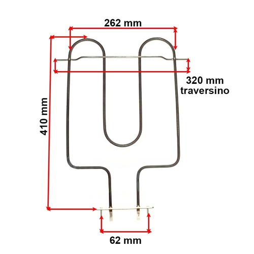 Resistenza inferiore base 1100 - inferiore,