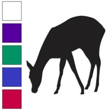 Decalcomania in vinile cervo cervo cervo, più colori e dimensioni #2810