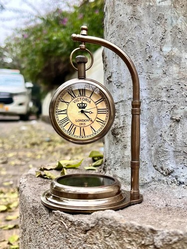 Antico orologio ottone - antico,
