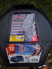 Catene da Neve  – Omologate per auto, 12 mm Acciaio, 