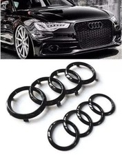 2 anelli emblema Audi nero