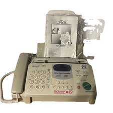 Sharp model UX – 355L fax machine untested powers on