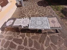 lotto 50 centrini uncinetto