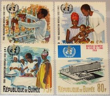 GUINEA 1967 409-12 A 449-52