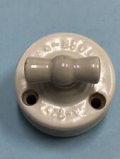 Interruttore Antico Originale In Ceramica D’epoca Vintage