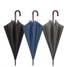 Ombrello Lungo Automatico Uomo Perletti Parapioggia Golf Tinta Unita