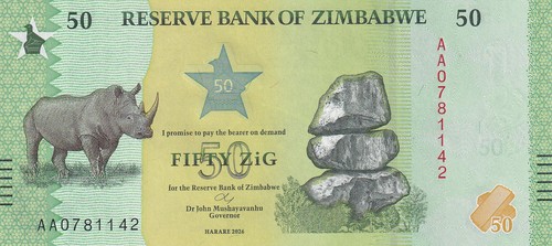 Zimbabwe zig - 50,