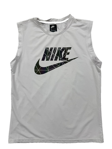 Canotta nike dri fit bianca - canotta,