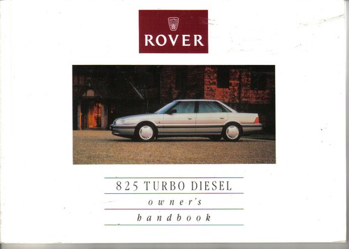 Rover serie 800 825 turbo - serie,