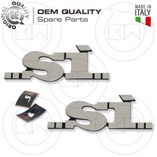 COPPIA TARGHETTE STEMMA LOGO