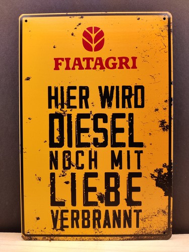 Targa latta fiatagri diesel - targa,