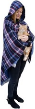 Poncho con cappuccio design