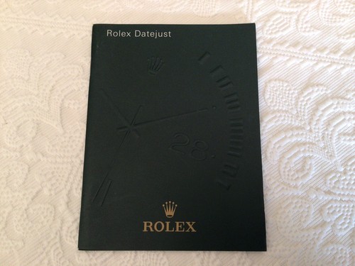 Libretto booklet rolex - booklet,