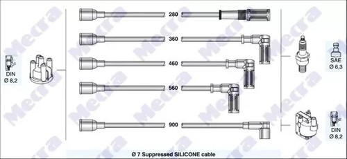 Kit cavi candela fiat - candela,