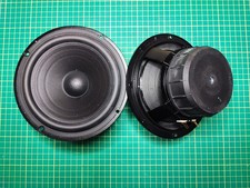 Old School Focal Polyflex 6.5" woofer pair vintage NOS car audio system 165h