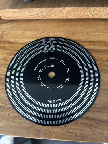 Original calibration rpm - 33/45,