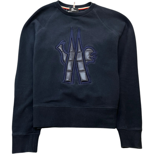 Moncler felpa uomo maglia navy - felpa,