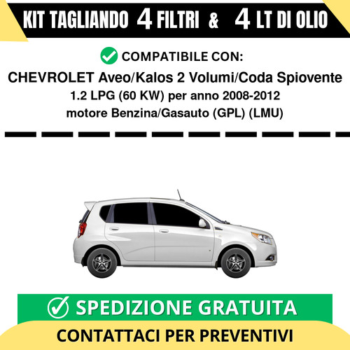 Tagliando per chevrolet - tagliando,