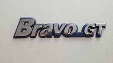 FIAT "BRAVO GT" STEMMA SIGLA LOGO TARGHETTA BADGE EMBLEMA FREGIO