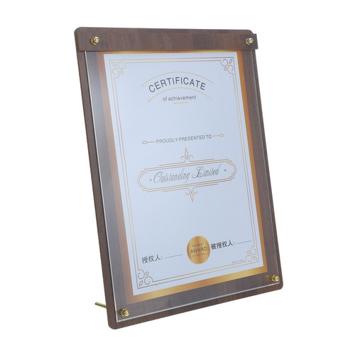 Cornice espositore certificati - cornice,