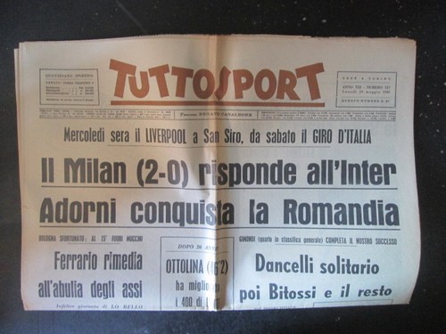 Tuttosport 127 1965 milan - 127,