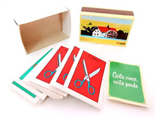 mulino bianco barilla 80s sorpresina: CARTA VINCE CARTA PERDE nuova perfetta