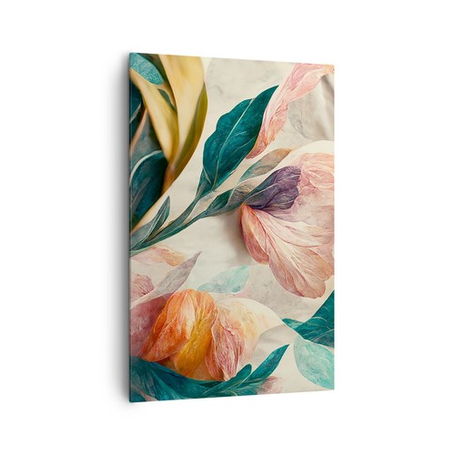 Quadro tela 80x120cm fiori - 80x120cm,