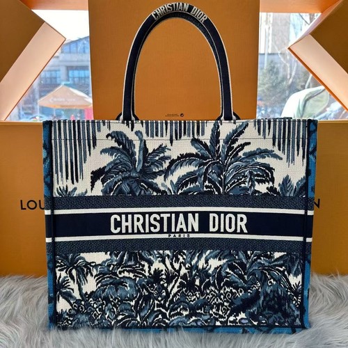 Christian dior book - tote, blue