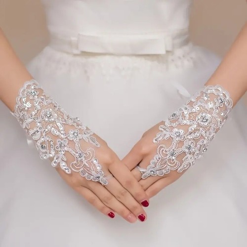 Guanti sposa sexy - in, rete