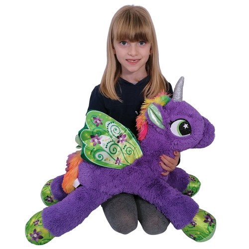 Unicorno peluche 65cm - peluche, viola