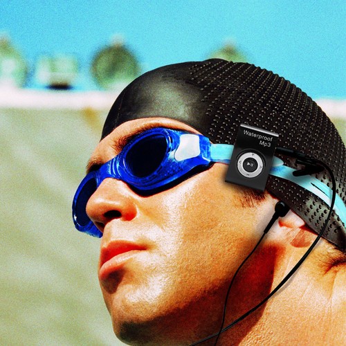 Lettore mp3 nuoto 8gb memoria - mp3,