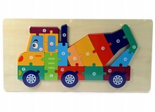 Puzzle in legno auto camion