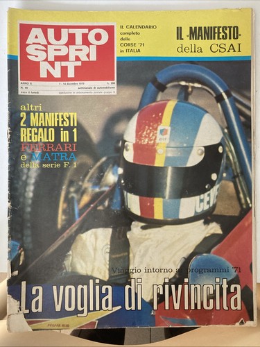 Autosprint 1970 anti - 49, l’anti