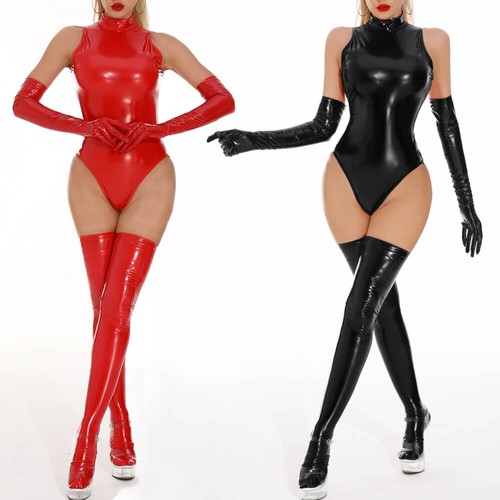 Body donna zip pvc - zip, gatto