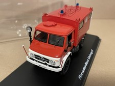 (T-20) Schuco 1:43 MB Unimog 404 S vigili del fuoco professionali Magonza