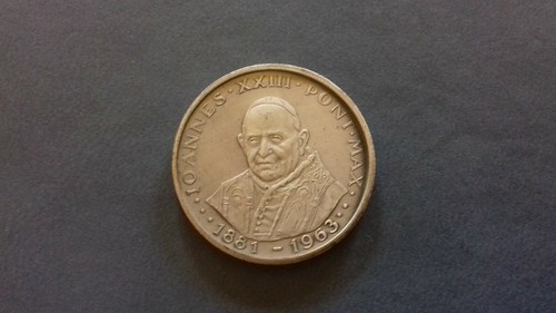 Moneta commemorativa papa - moneta,