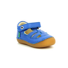 Kickers Scarpe Infant Sushy in Pelle con Strappo, Unisex -  5 (Blue)