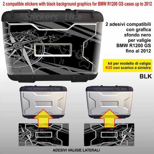 Adesivi valigie bmw r1200gs - valigie,