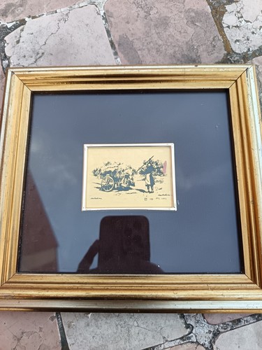 Quadro vintage il ponte in - ,