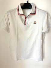 Polo Moncler Bianca L stile