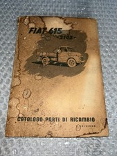 PRIMA EDIZIONE CATALOGO PARTI