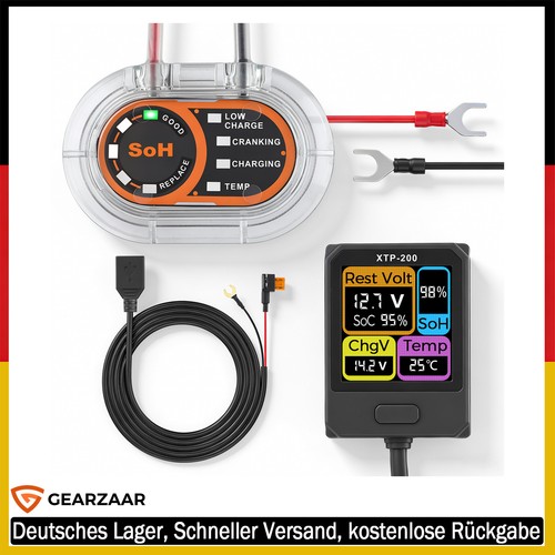 Tester batteria auto - batteria, monitor