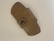 Cover Custodia Originale occhiali Lozza Zilo 70 Pelle marrone Vintage