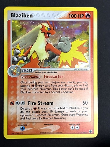 Blaziken pokémon rari holo - rari,