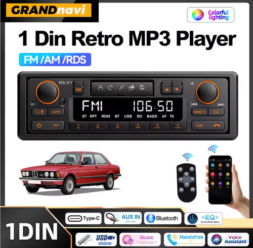 Autoradio 1din bluetooth 1 - autoradio,