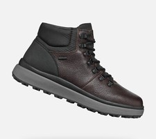 Scarpe Polacchini Scarponcini Geox Amphibiox Granito + Grip pelle marrone SCONTO